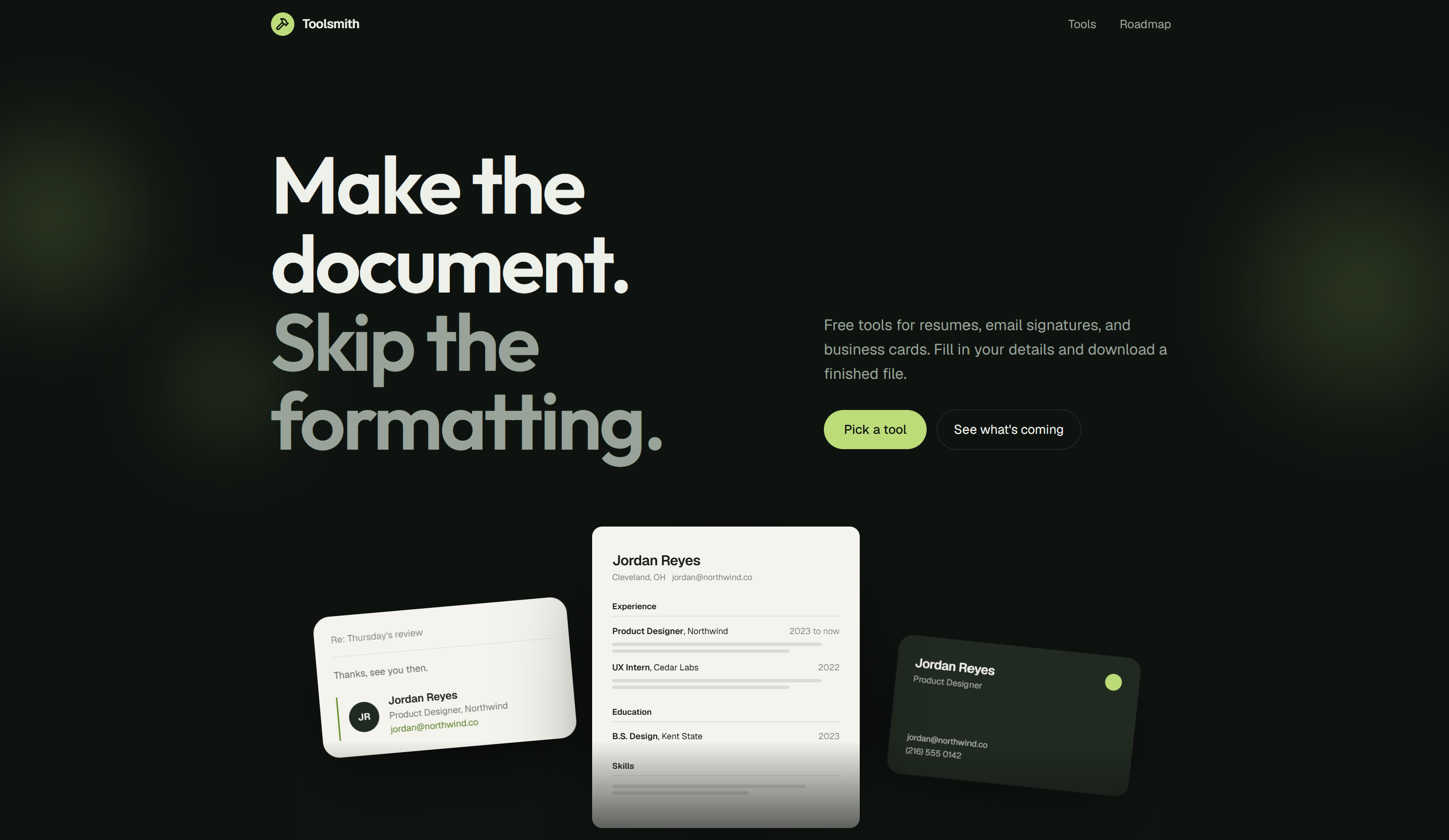 ToolSmith project preview
